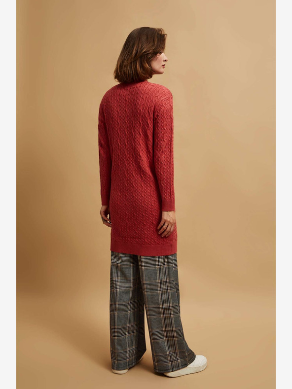 Moodo Damen Strickjacke rot Moodo