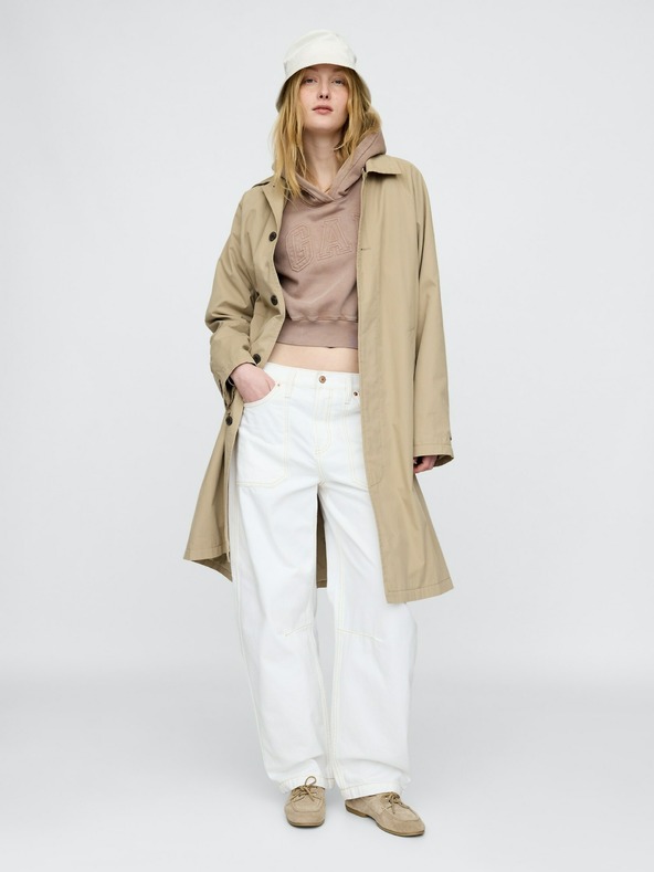 GAP Damen Oversize Crop-Sweatshirt GAP