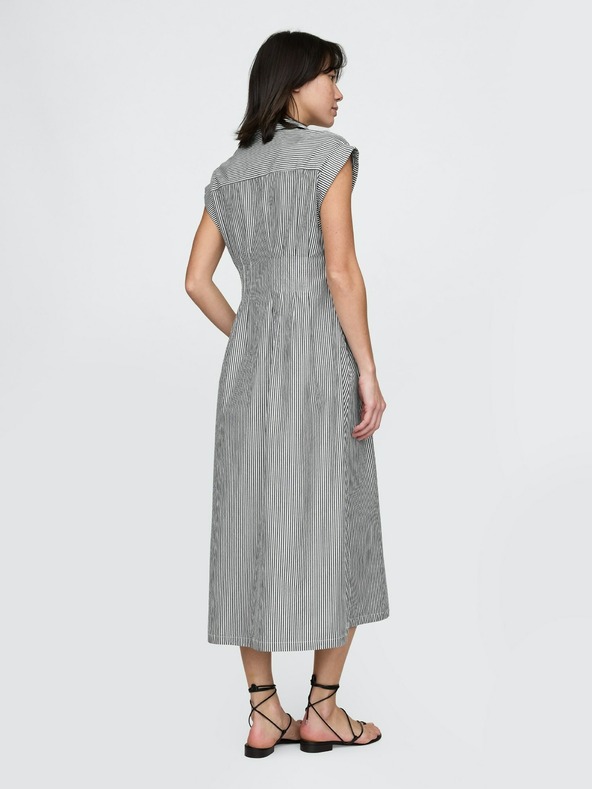 GAP Damen Hemd-Popeline-Midikleid GAP