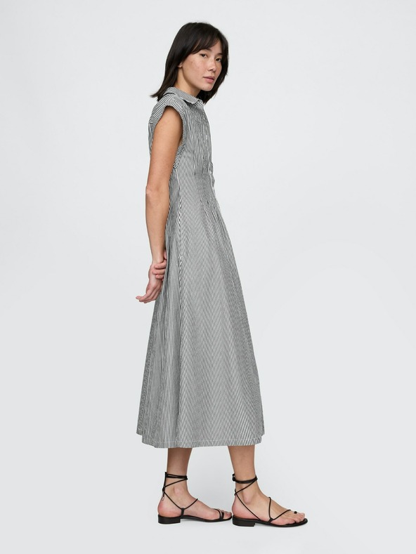 GAP Damen Hemd-Popeline-Midikleid GAP