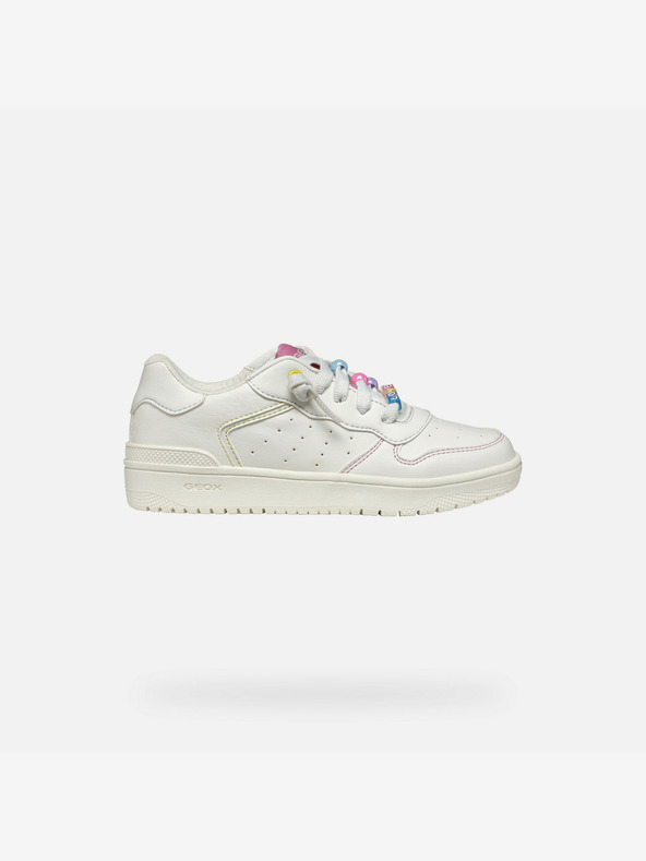 Geox Weiße Mädchen Turnschuhe Geox Washiba