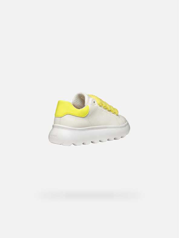 Geox Weiße Geox Puffypop Turnschuhe für Mädchen