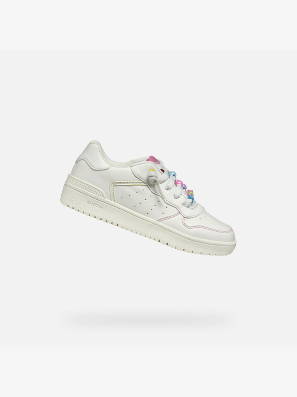 Geox Weiße Mädchen Turnschuhe Geox Washiba