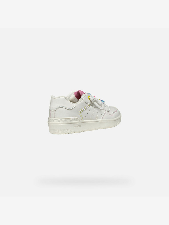 Geox Weiße Mädchen Turnschuhe Geox Washiba