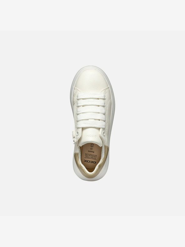 Geox Weiße Geox Puffypop Turnschuhe für Mädchen