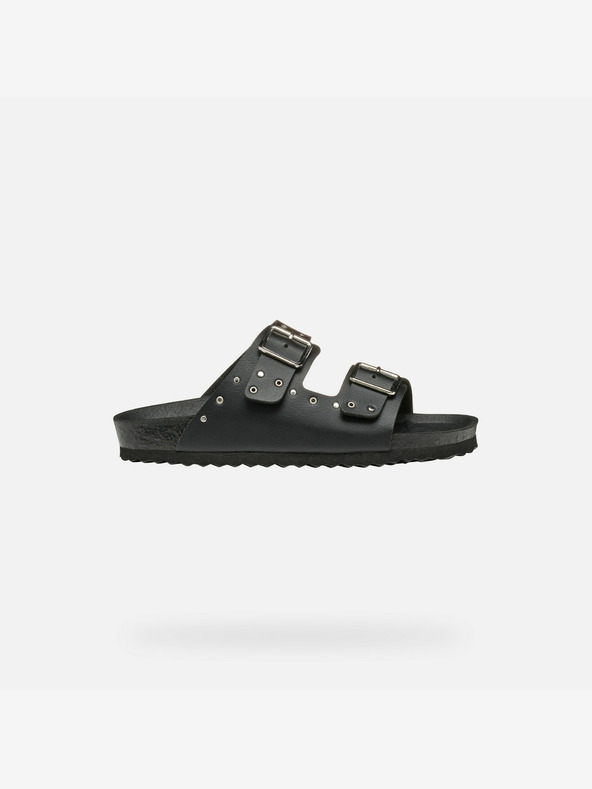 Geox Schwarz Mädchen Hausschuhe Geox Adriel