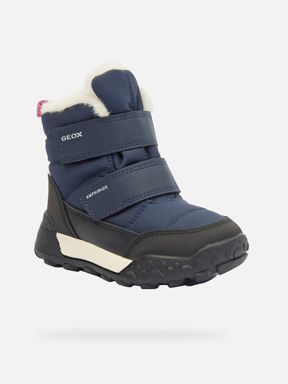 Geox Dunkelblauer Mädchen-Winterschuh Geox Trekkyup B Ab