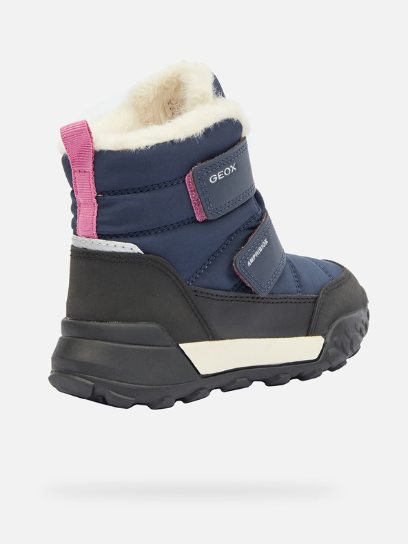 Geox Dunkelblauer Mädchen-Winterschuh Geox Trekkyup B Ab
