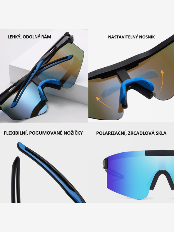 VEYREY Lila unisex polarisierte Sport-Sonnenbrille VeyRey Sesto