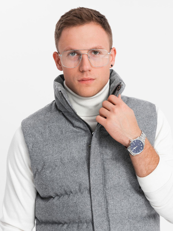 Ombre Clothing Ombre Clothing Herren Steppweste