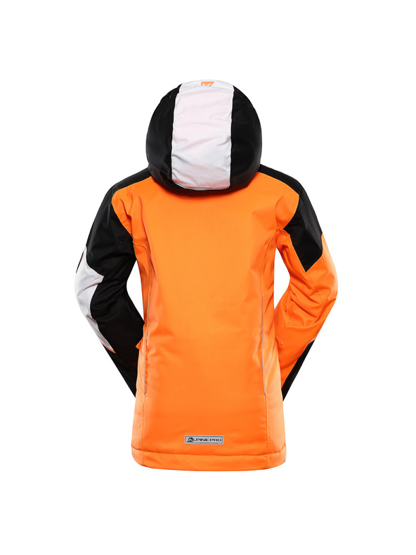 ALPINE PRO Kinder Skijacke mit ptx Schneemembran ALPINE PRO DEARO neon shocking orange
