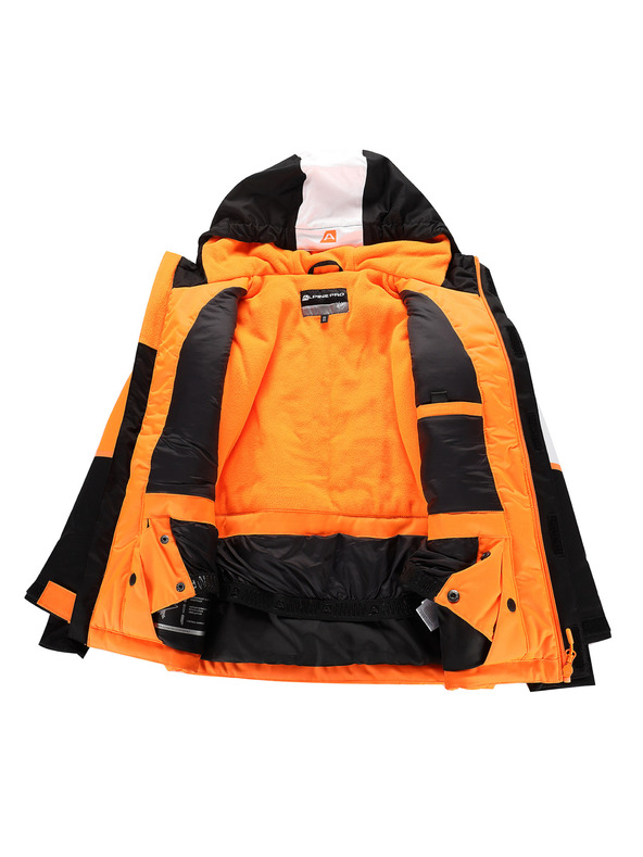 ALPINE PRO Kinder Skijacke mit ptx Schneemembran ALPINE PRO DEARO neon shocking orange
