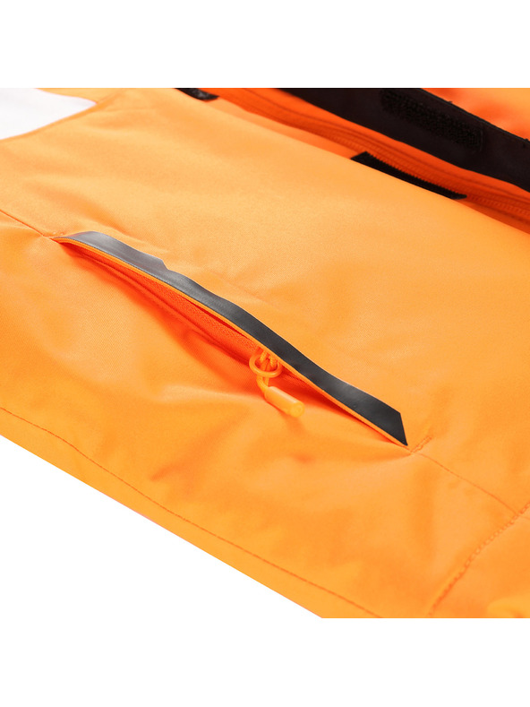 ALPINE PRO Kinder Skijacke mit ptx Schneemembran ALPINE PRO DEARO neon shocking orange