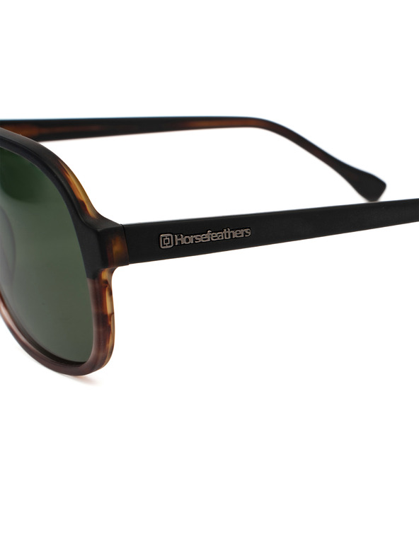 Horsefeathers Sonnenbrille Corp - matt havanna/graugrün HORSEFEATHERS