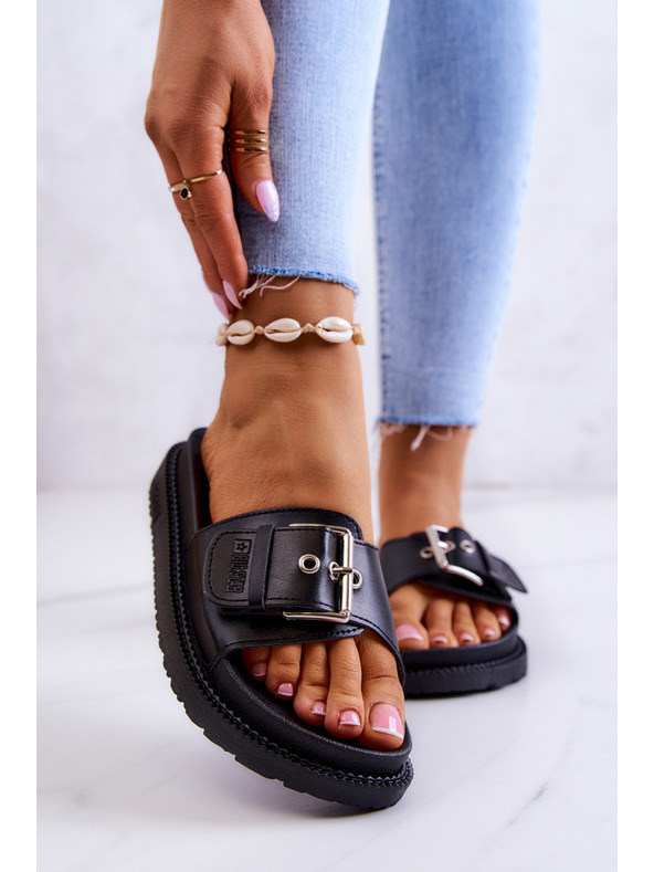 BIG STAR SHOES Damen Big Star Schwarz Hausschuhe