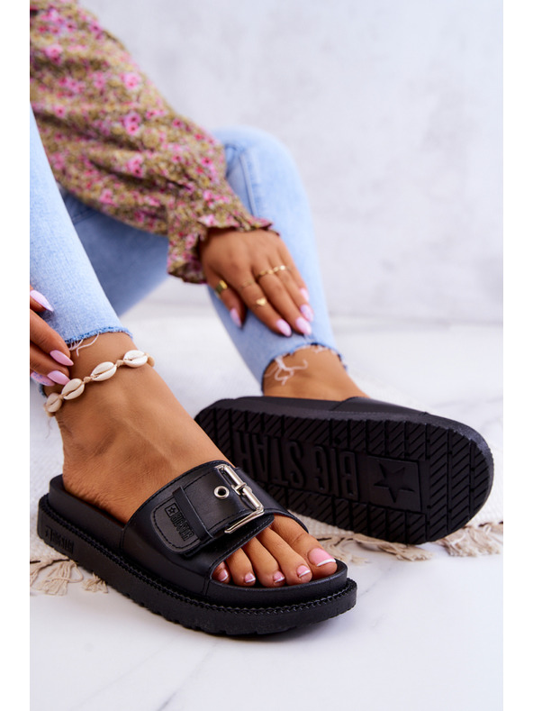 BIG STAR SHOES Damen Big Star Schwarz Hausschuhe