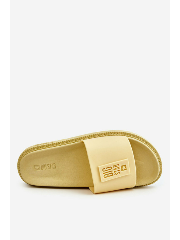 BIG STAR SHOES Damen Big Star Hausschuhe - Gelb
