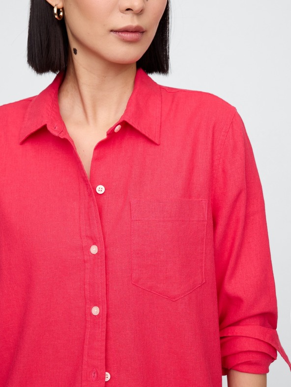 GAP Damen Leinenhemd Easy Shirt GAP