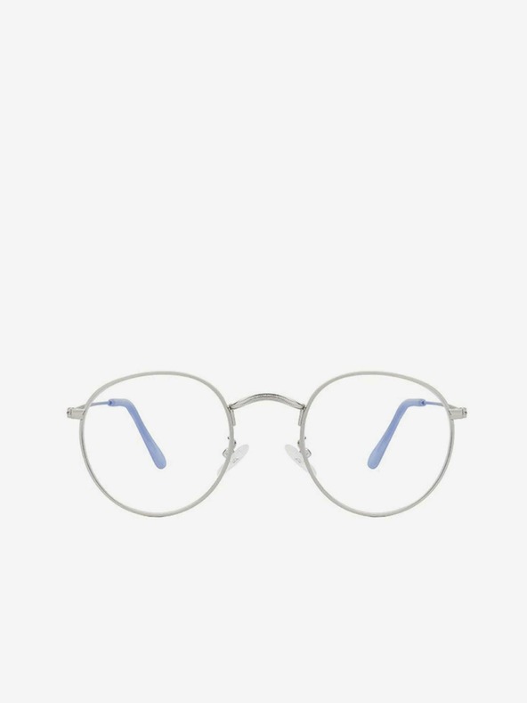 VEYREY VeyRey Blue Light Blocking Brille Oval Dilton Silber