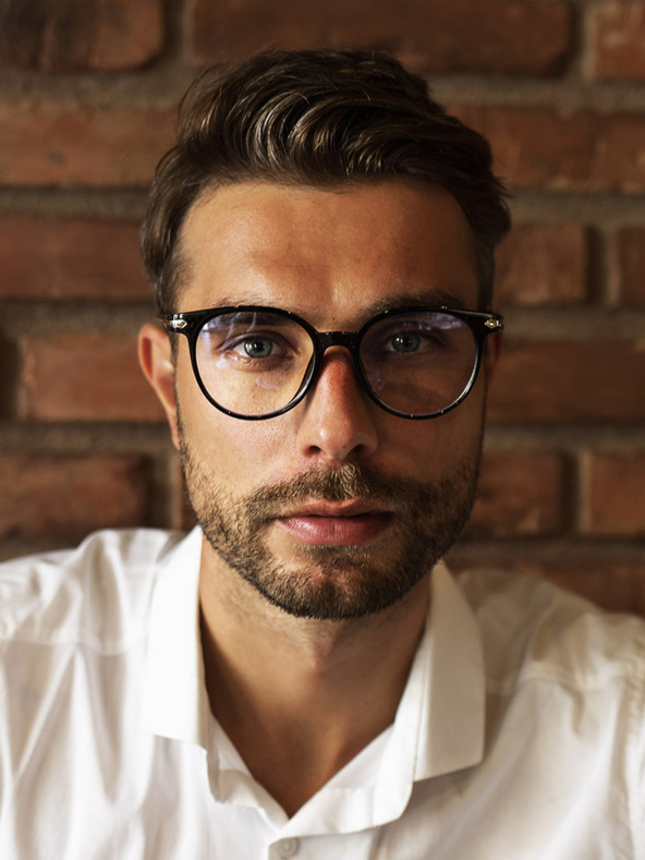 VEYREY VeyRey Blue Light Blocking Brille Nerd Drury Schwarz