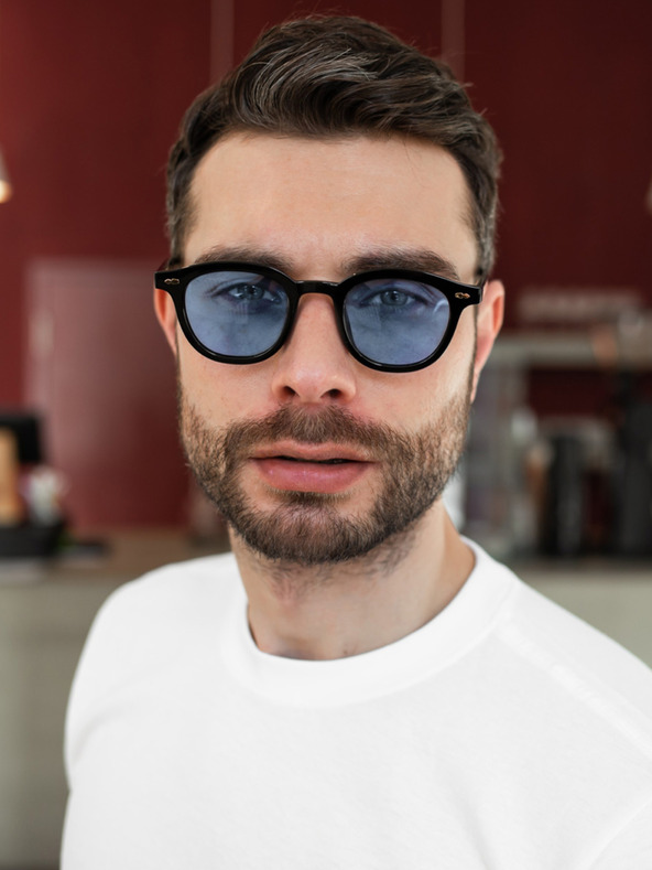 VEYREY VeyRey Sonnenbrille Oval Doris Blau Gläser