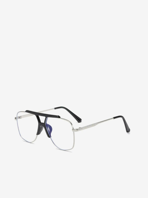 VEYREY VeyRey Asa Silber Blau Lichtblockierende Sonnenbrille
