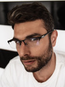 VEYREY VeyRey Blue Light Blocking Brille Square Sture Schwarz