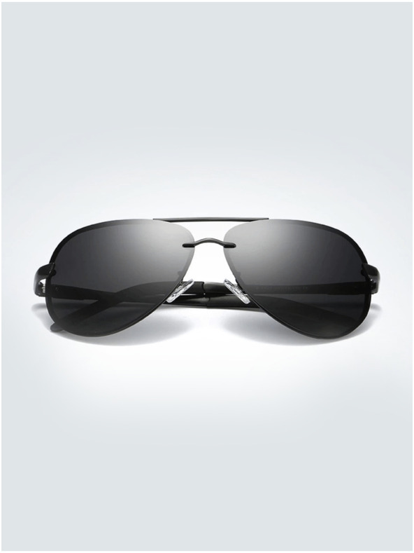 VEYREY VeyRey Polarized Pilot Laudin Schwarz Brille