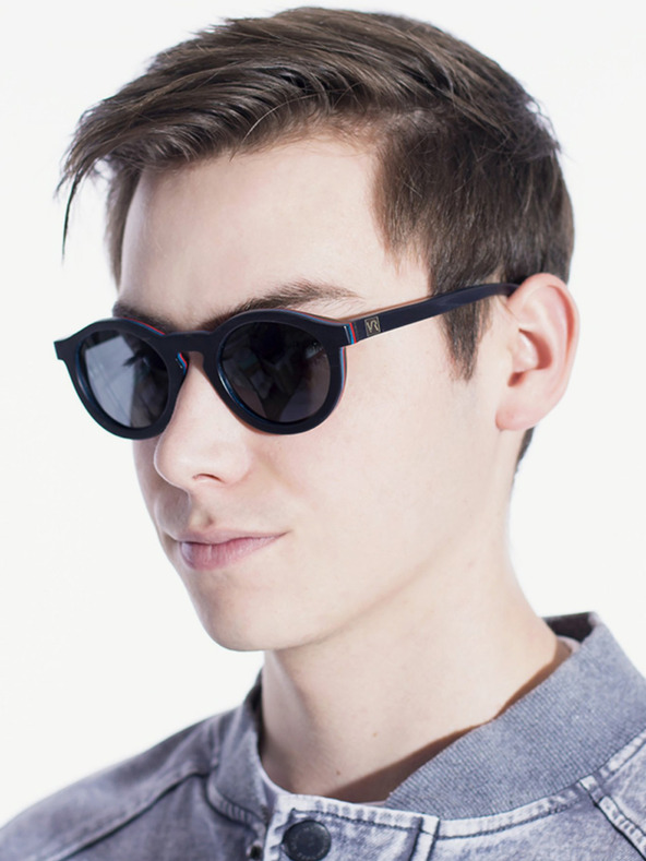 VEYREY VeyRey Sonnenbrille aus Holz Polarisiert Oval Hornbeam Schwarz Brillen