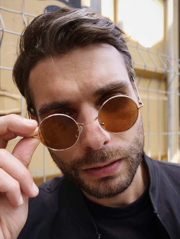 VEYREY Braune VeyRey Braam-Sonnenbrille