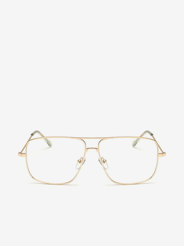 VEYREY Randbrille mit klaren Gläsern in Gold VeyRey Miles