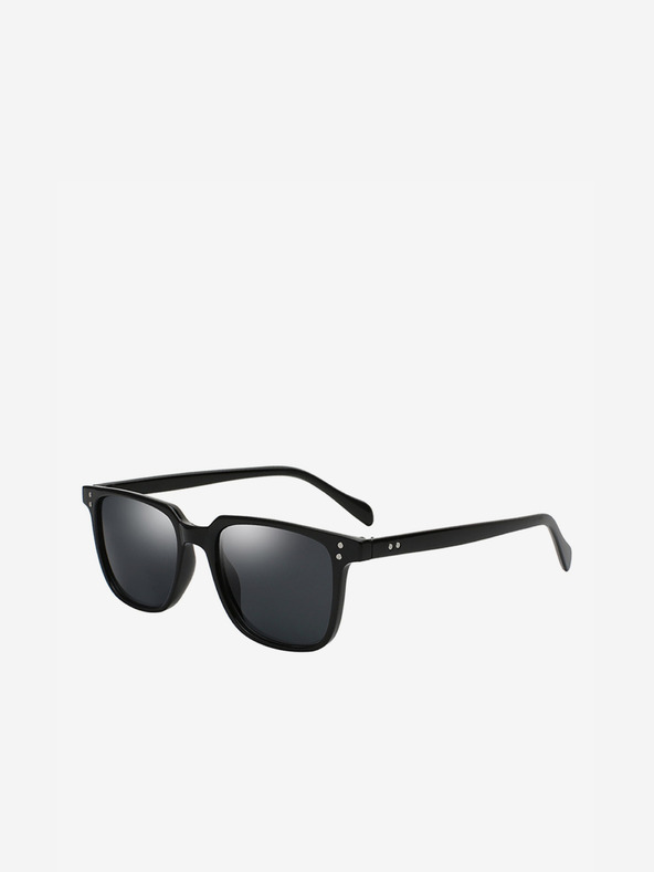 VEYREY Schwarze polarisierte Unisex-Sonnenbrille VeyRey Parisse