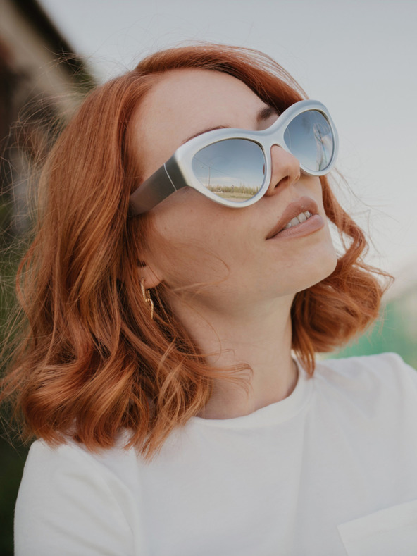 VEYREY Silberne Unisex-Sport-Sonnenbrille VeyRey Gimphrailius