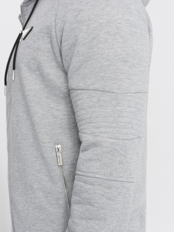 Ombre Clothing Hellgrauer Herren Hoodie Ombre Clothing