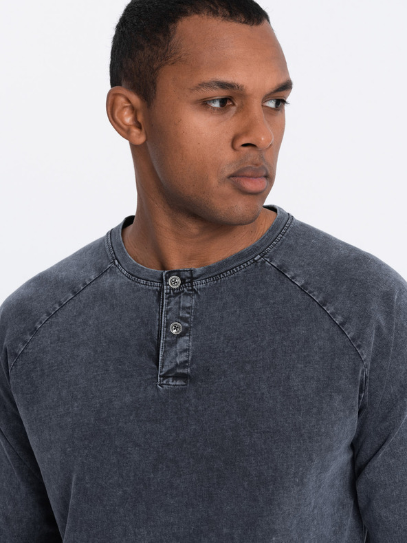 Ombre Clothing Blaues Herren Vintage T-Shirt Ombre Clothing