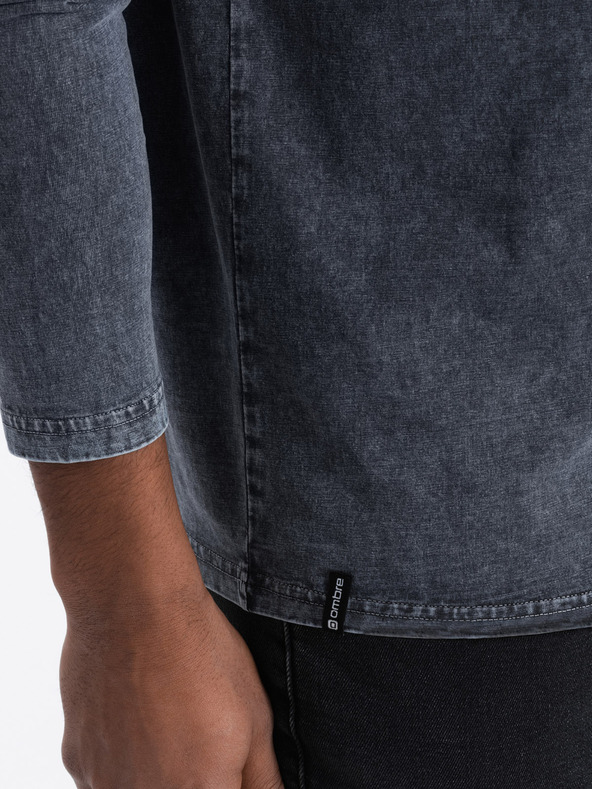 Ombre Clothing Blaues Herren Vintage T-Shirt Ombre Clothing