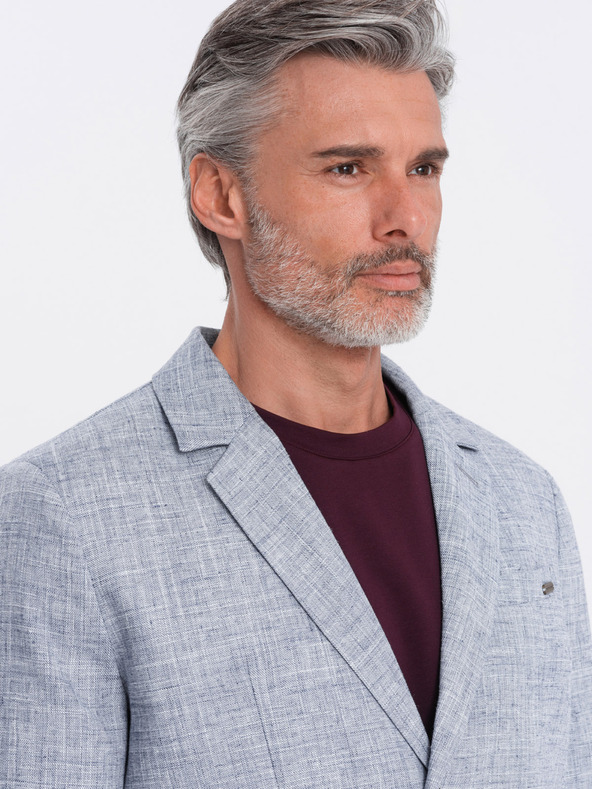 Ombre Clothing Hellblauer Herren-Blazer Ombre Clothing