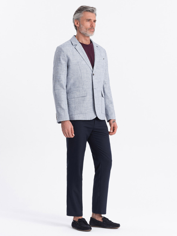 Ombre Clothing Hellblauer Herren-Blazer Ombre Clothing