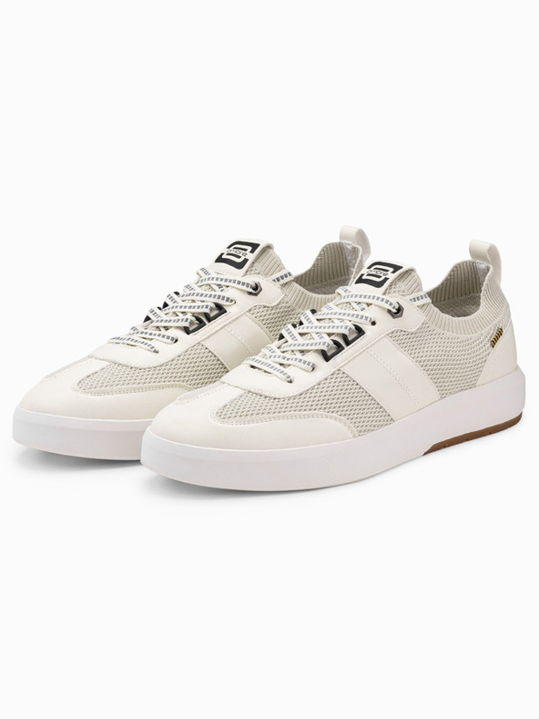 Ombre Clothing Beige Herren Slipper Ombre Clothing