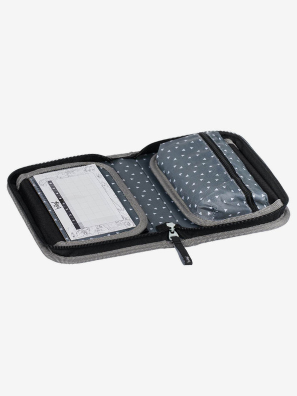 BAAGL  Grünes Schulmäppchen einstöckig Baagl Football