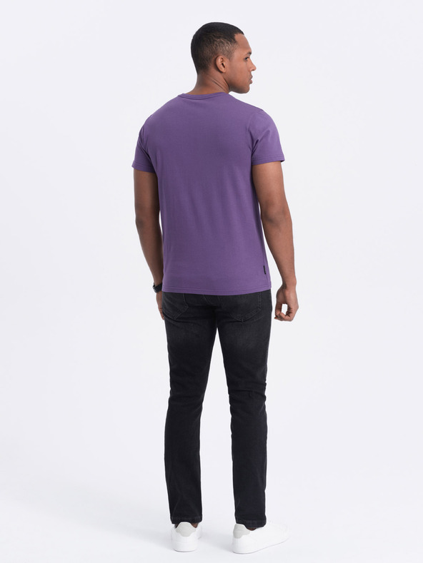 Ombre Clothing Herren Klassisches Baumwoll-T-Shirt BASIC Ombre Clothing