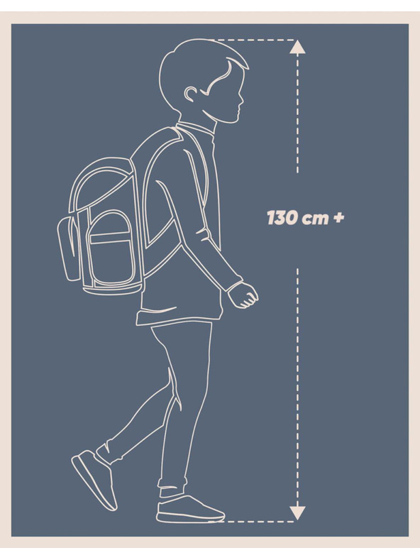 BAAGL  Schwarzer Schulrucksack Baagl Core Mixture