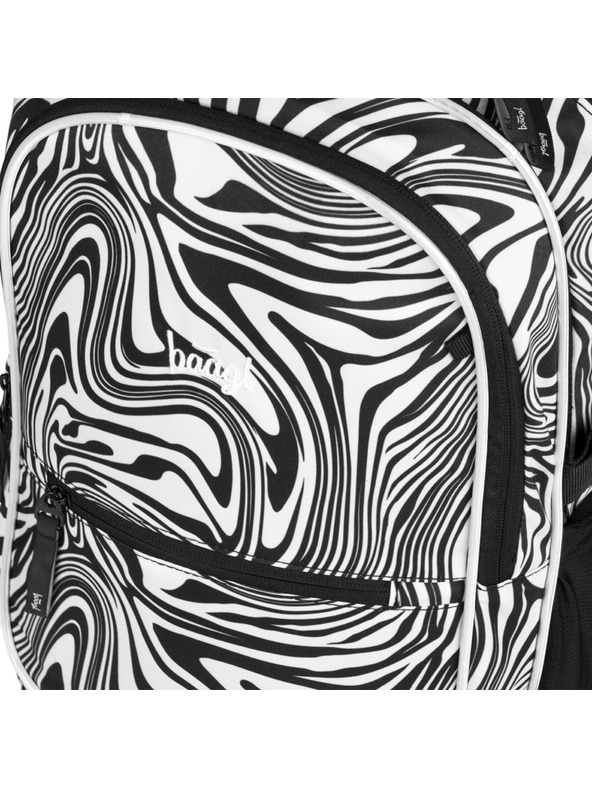 BAAGL  Schwarzer Schulrucksack Baagl Core Mixture