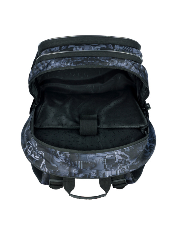 BAAGL  Baagl Core Technic grauer Schulrucksack