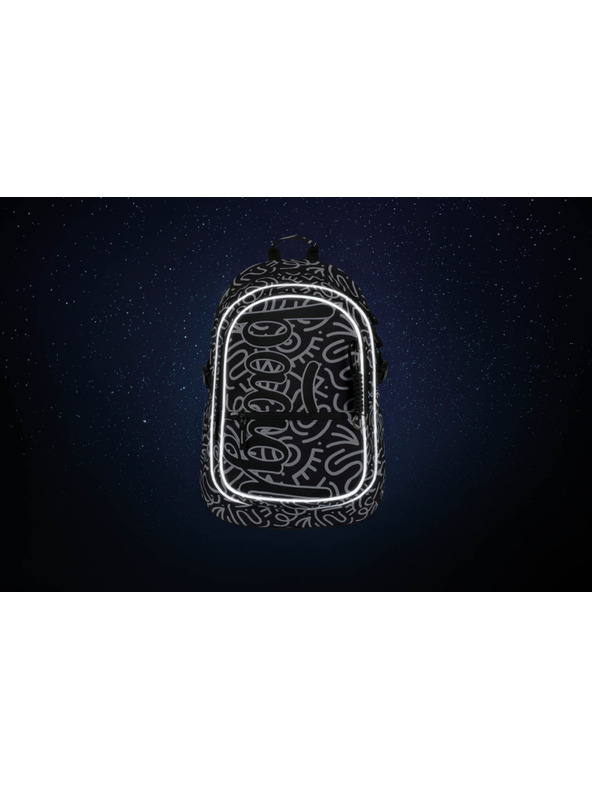BAAGL  Schwarzer Schulrucksack Baagl Core Element