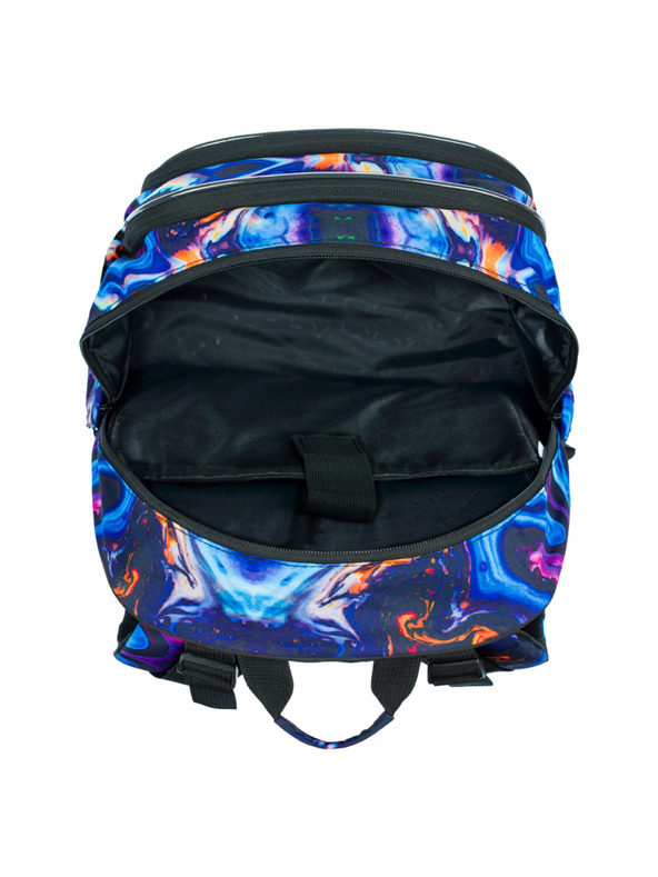 BAAGL  Lila Schulset - Rucksack, Mäppchen, Tasche Baagl Core Marble