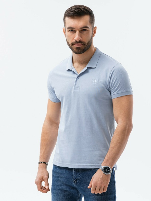 Ombre Clothing Poloshirt aus Piqué-Strick für Herren Ombre Clothing