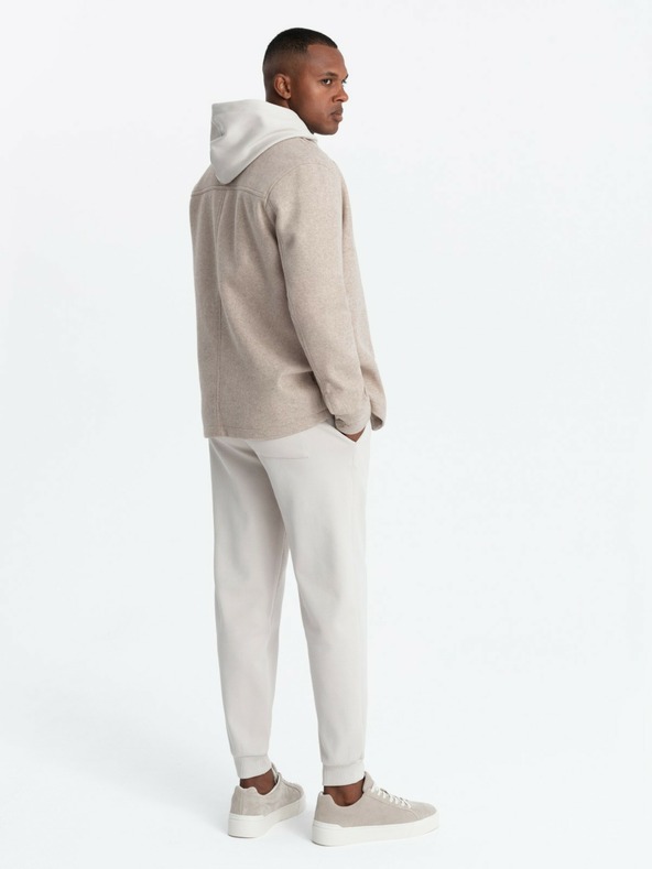 Ombre Clothing Leichte Herren-Fleecejacke Ombre Clothing V1 OM-JANP-0199