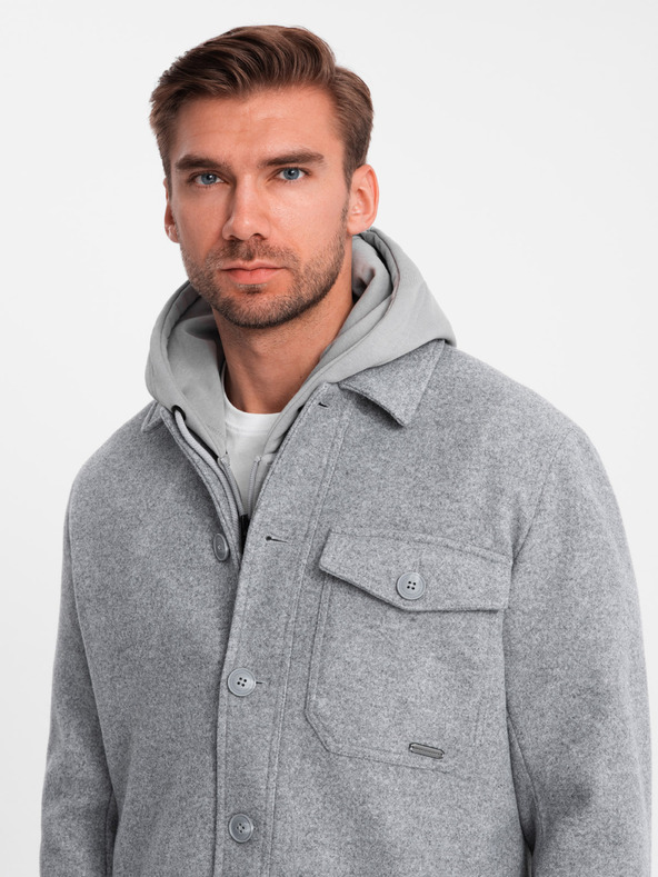 Ombre Clothing Leichte Herren-Fleecejacke Ombre Clothing V2 OM-JANP-0199
