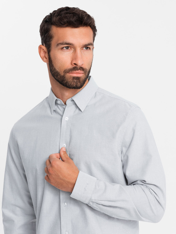 Ombre Clothing Herren-Oxford-Hemd Ombre Clothing V1 OM-SHOS-0172